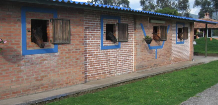 Tenjo – Finca con pesebreras – área lote 13.200 construcción 500 m2